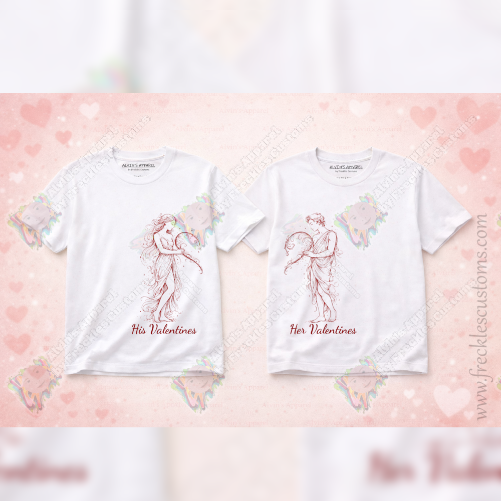 Paired Muse — Valentine’s Duet Tee Set — Full Figure
