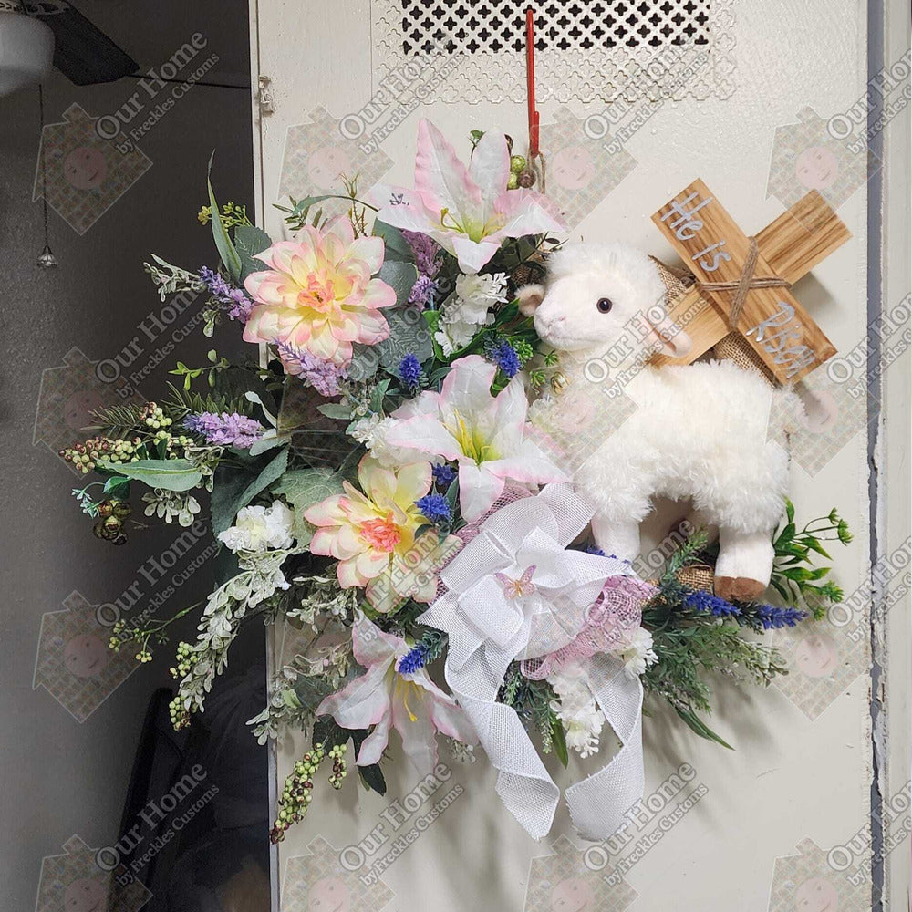 Our Home - Easter Lamb Wreath | Home Decor | Holidays