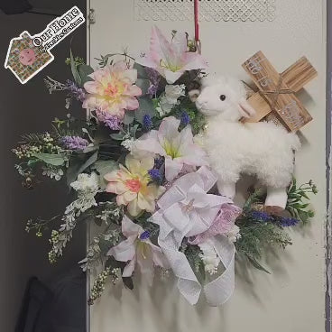 Our Home - Easter Lamb Wreath | Home Decor | Holidays